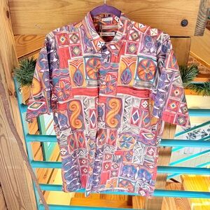 Men’s Burma Bibas Short Sleeve Shirt Size Medium